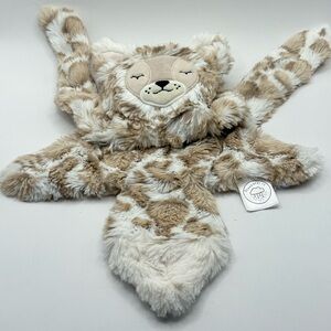 Slumberkins Spotted Lynx Snuggler Beige Flat Plush Lovey
